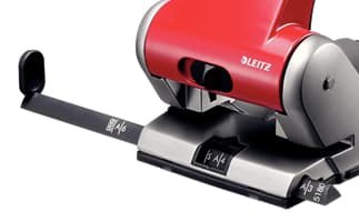 Leitz - Hullmaskinguide - ABS-plast - mørk grå - for P/N: 51800025, 51800035, 51800095