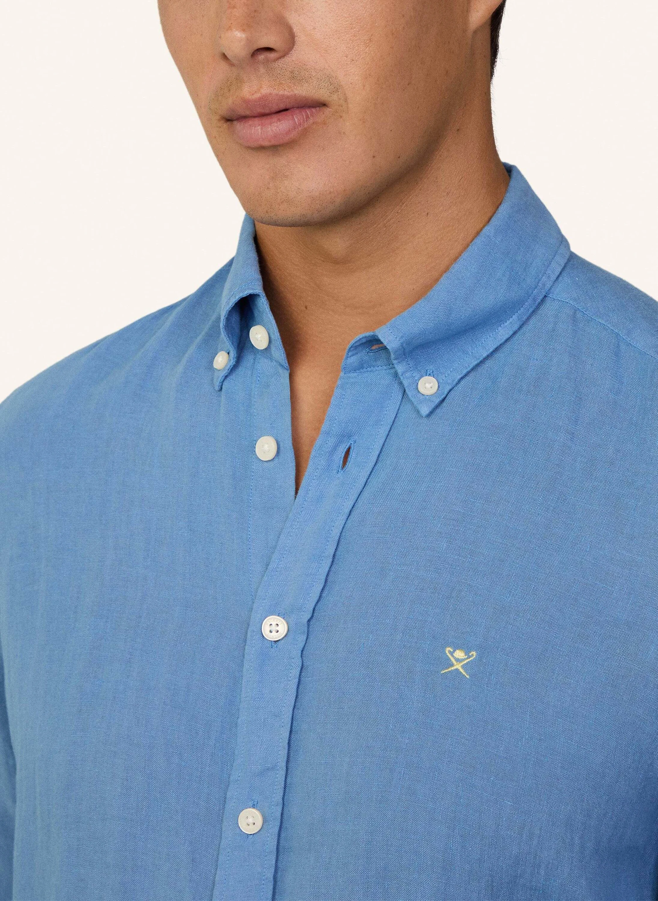 HACKETT LONDON Freizeithemd ESS GMD LINEN BRPT