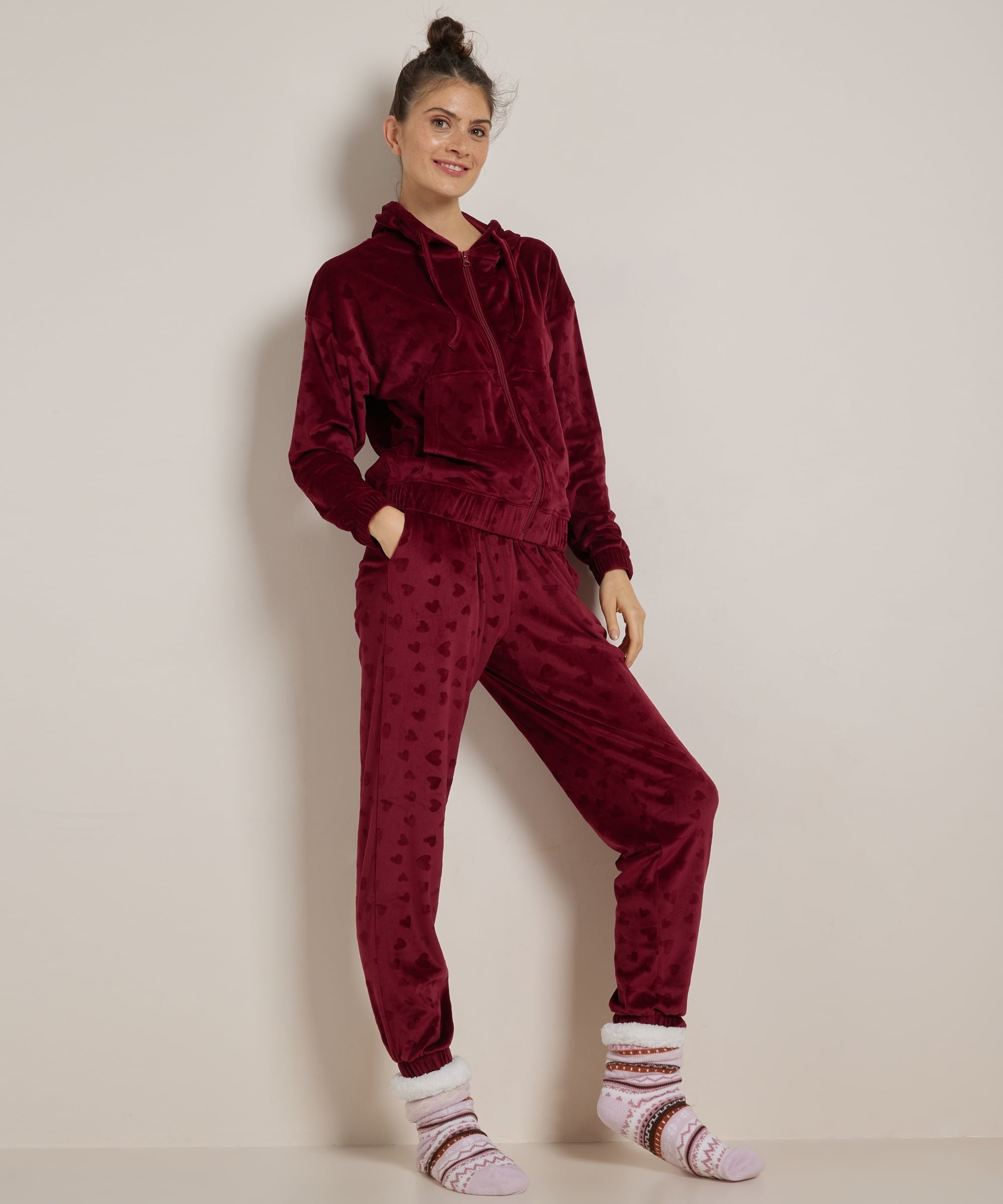 velours huispak print