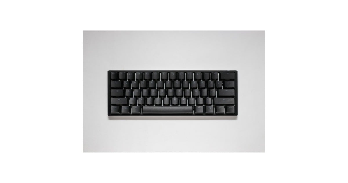 DuckyOne 3 Classic Mini, toetsenbord  (Zwart/wit, US lay-out, Cherry MX Brown, RGB led, Double-shot PBT, Hot-swappable, QUACK Mechanics, 60%)