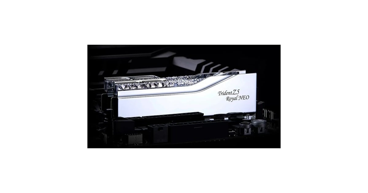 G.Skill32 GB DDR5-6000 (2x 16 GB) Kit werkgeheugen  (Zilver, Trident Z5 Royal Neo, RGB, EXPO)