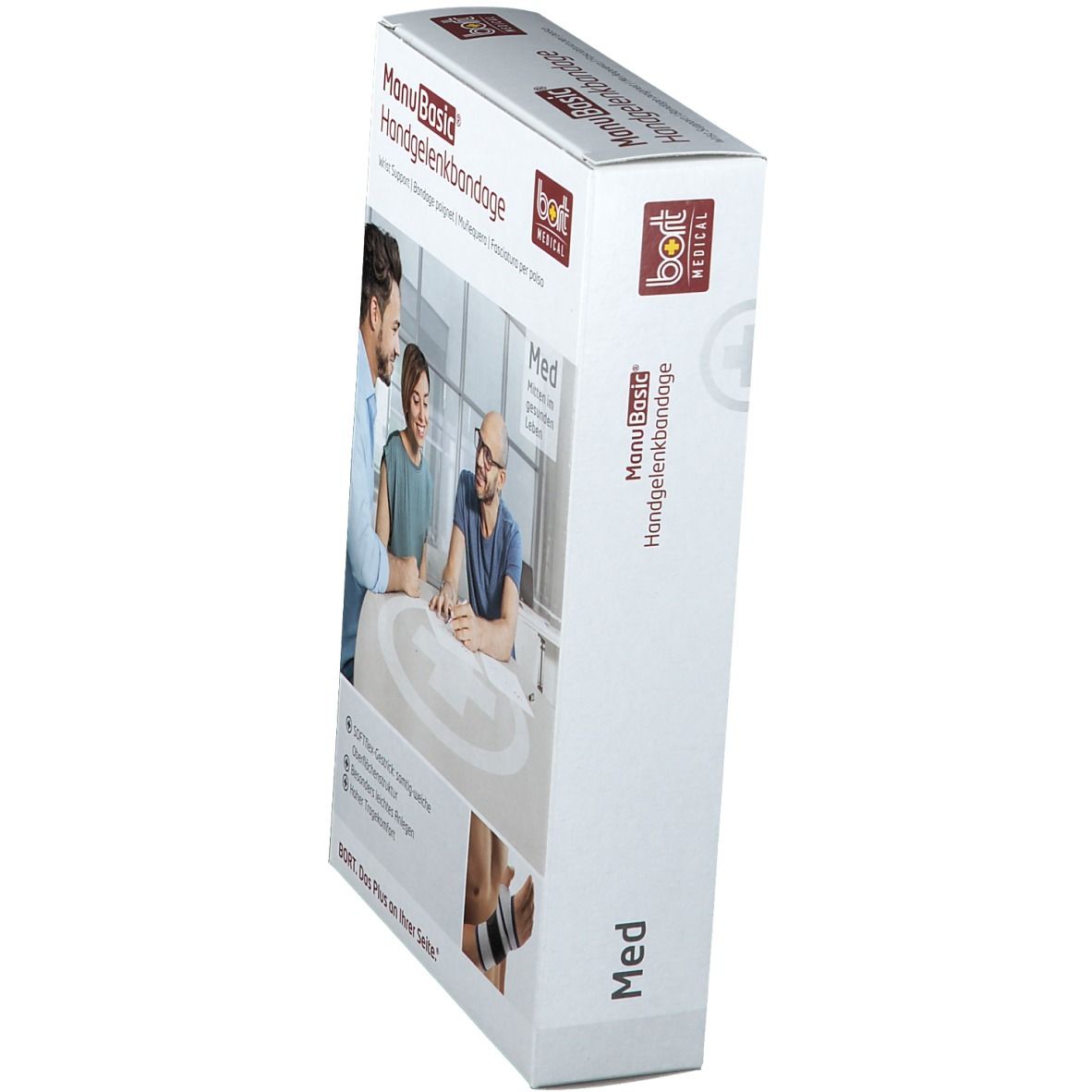 BORT Manu Basic® links Gr. L schwarz