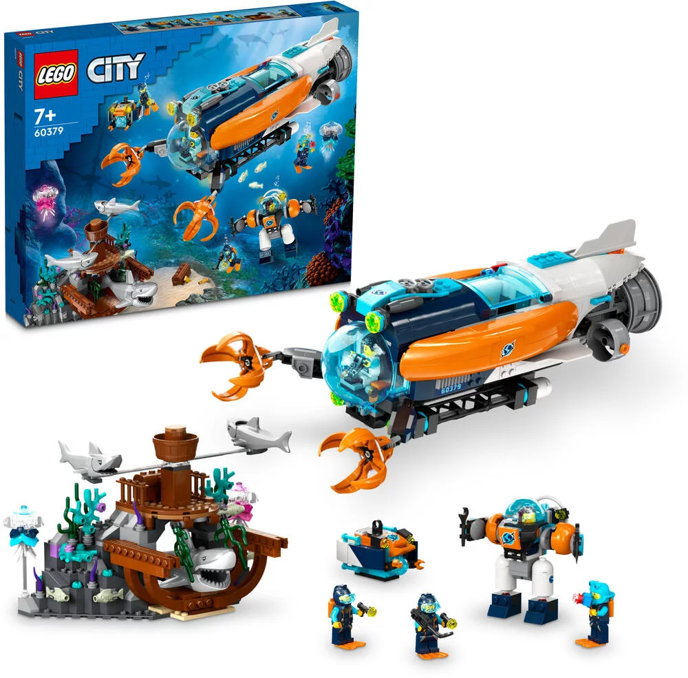 LEGO®CITY 60379 - LE SOUS-MARIN D’EXPLORATION EN EAUX PROFONDES
