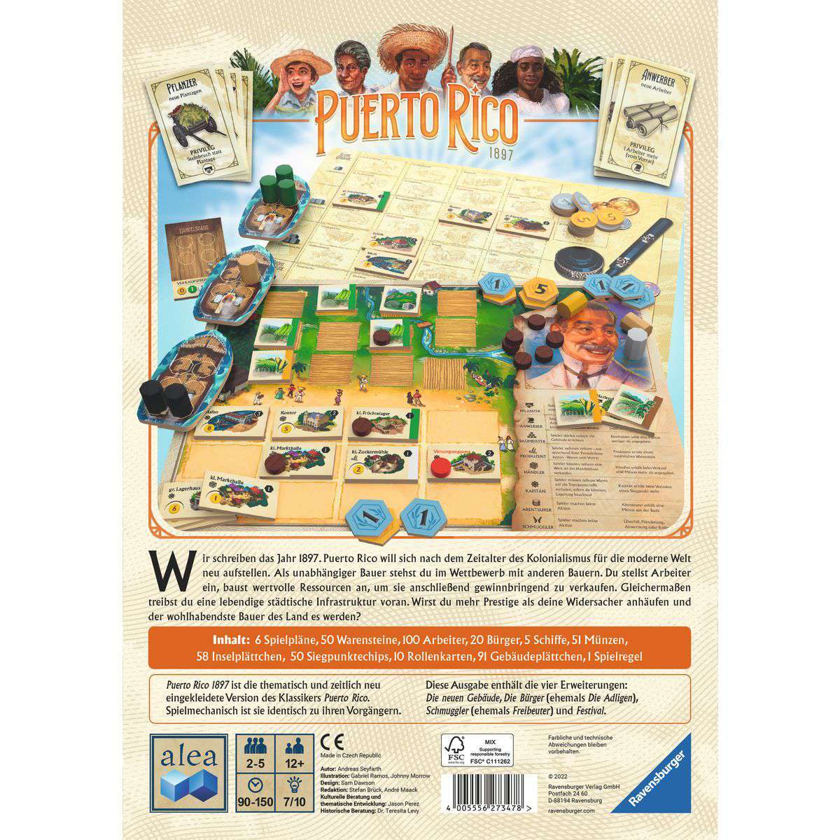 Ravensburger Spiel Puerto Rico 1897