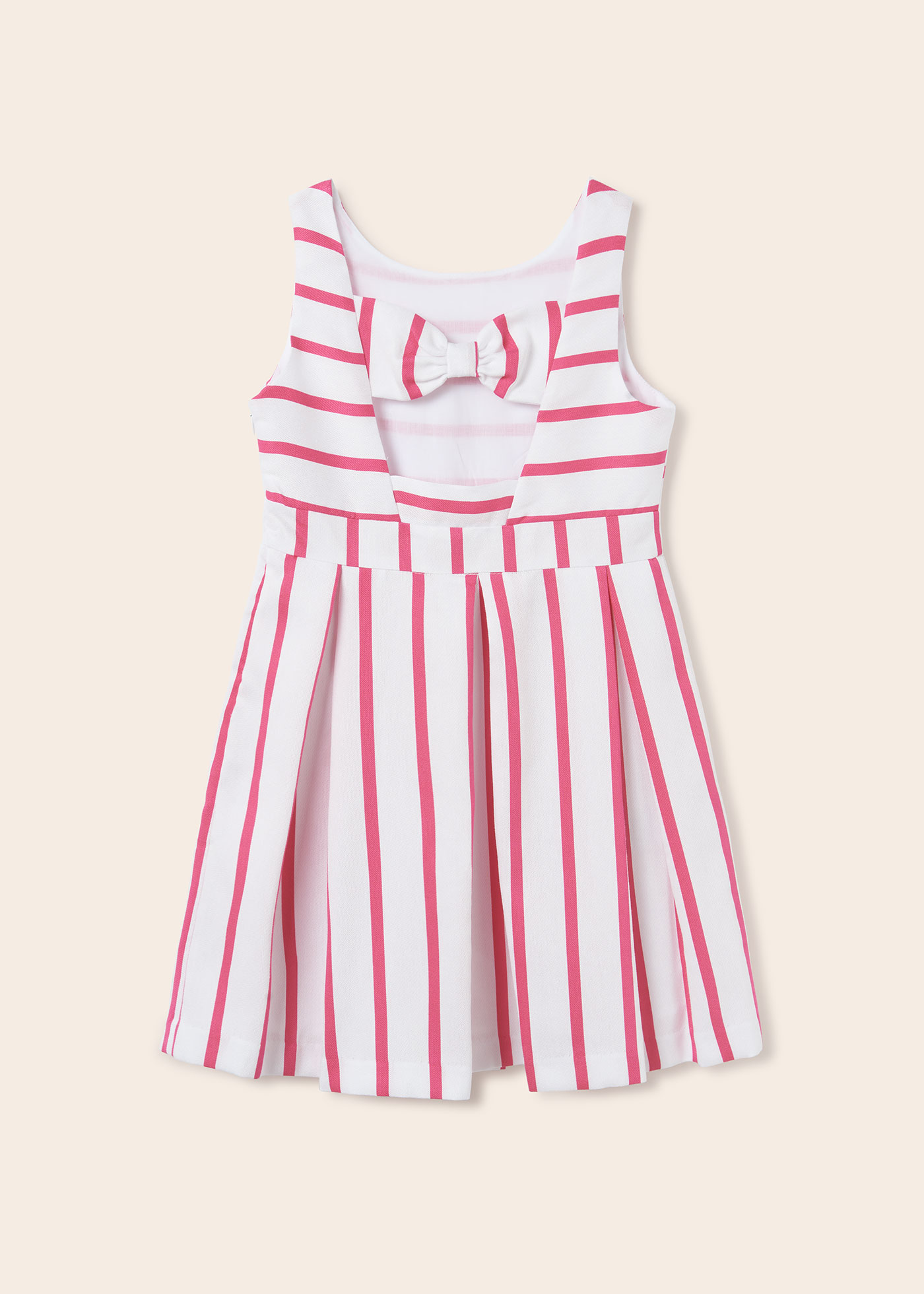 Vestido listrado para meninas