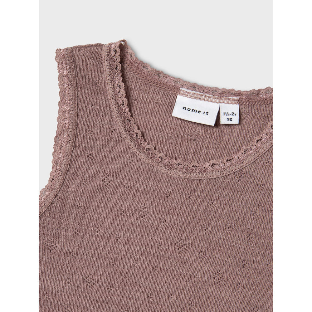 Køb Name It Antler Nmfwang Uld Needle Tank Top