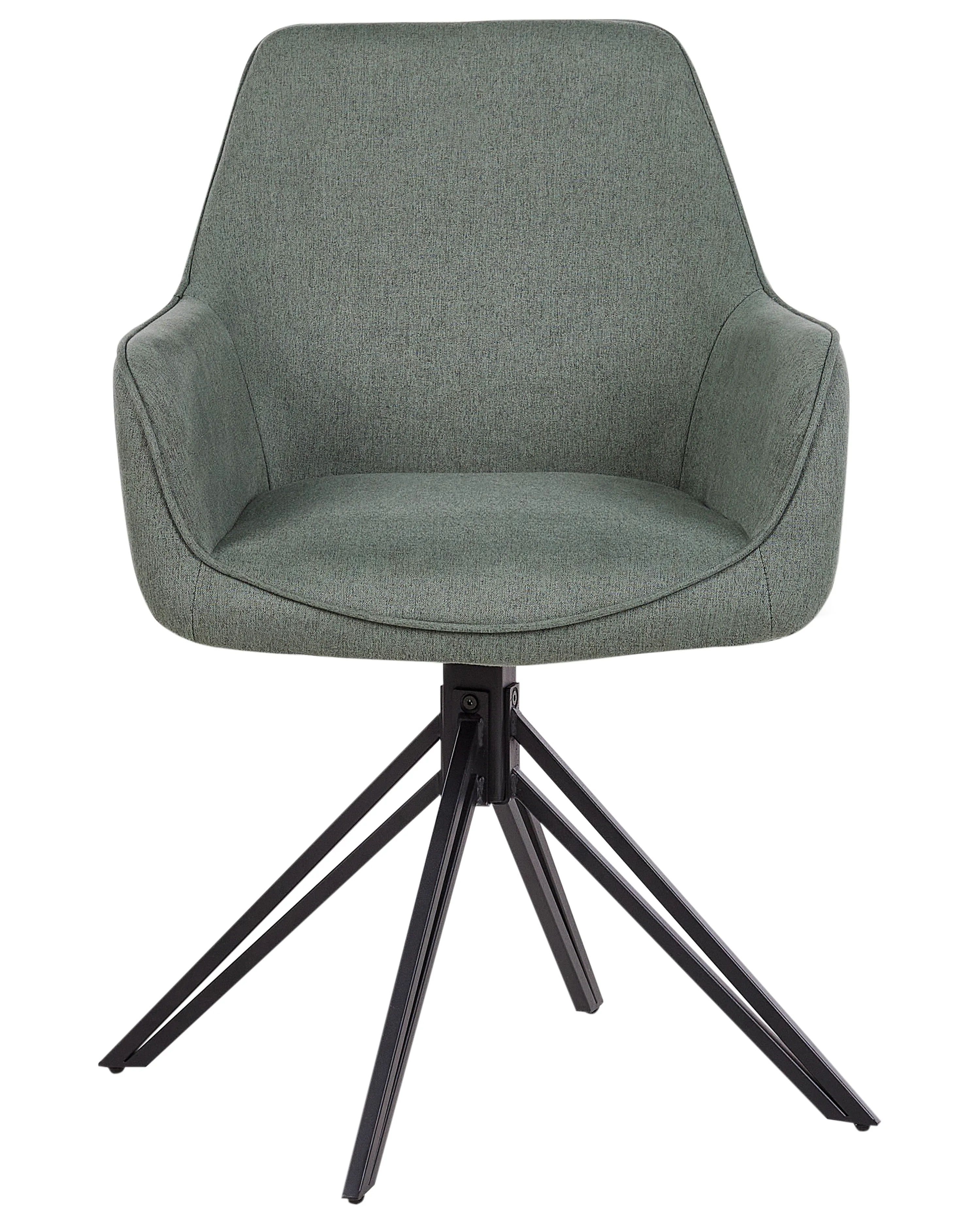 Set van 2 eetkamerstoelen draaibaar JODAR Donkergroen