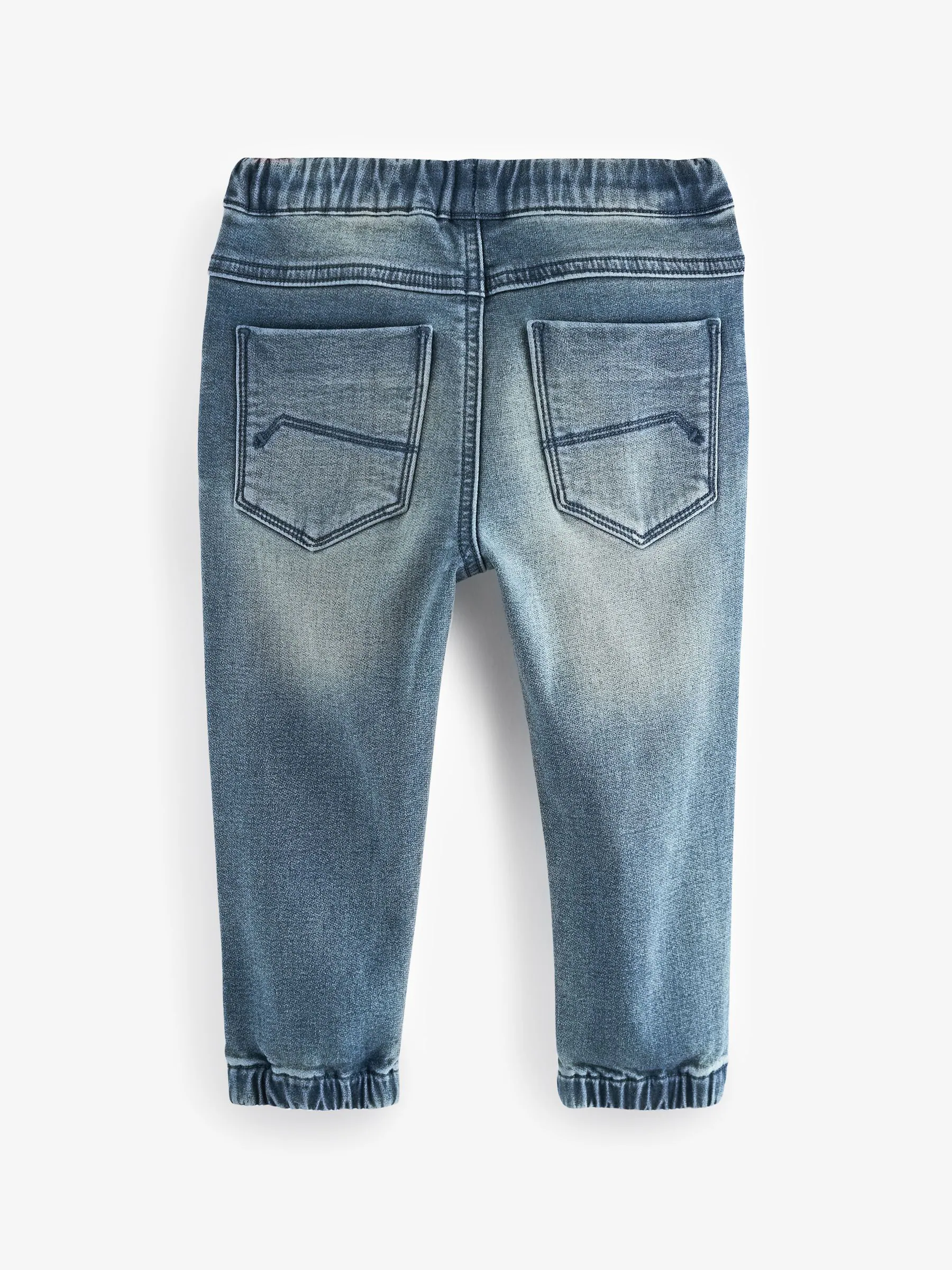 Normaal blauw - Jogger jeans met comfort stretch (3mnd-7jr)
