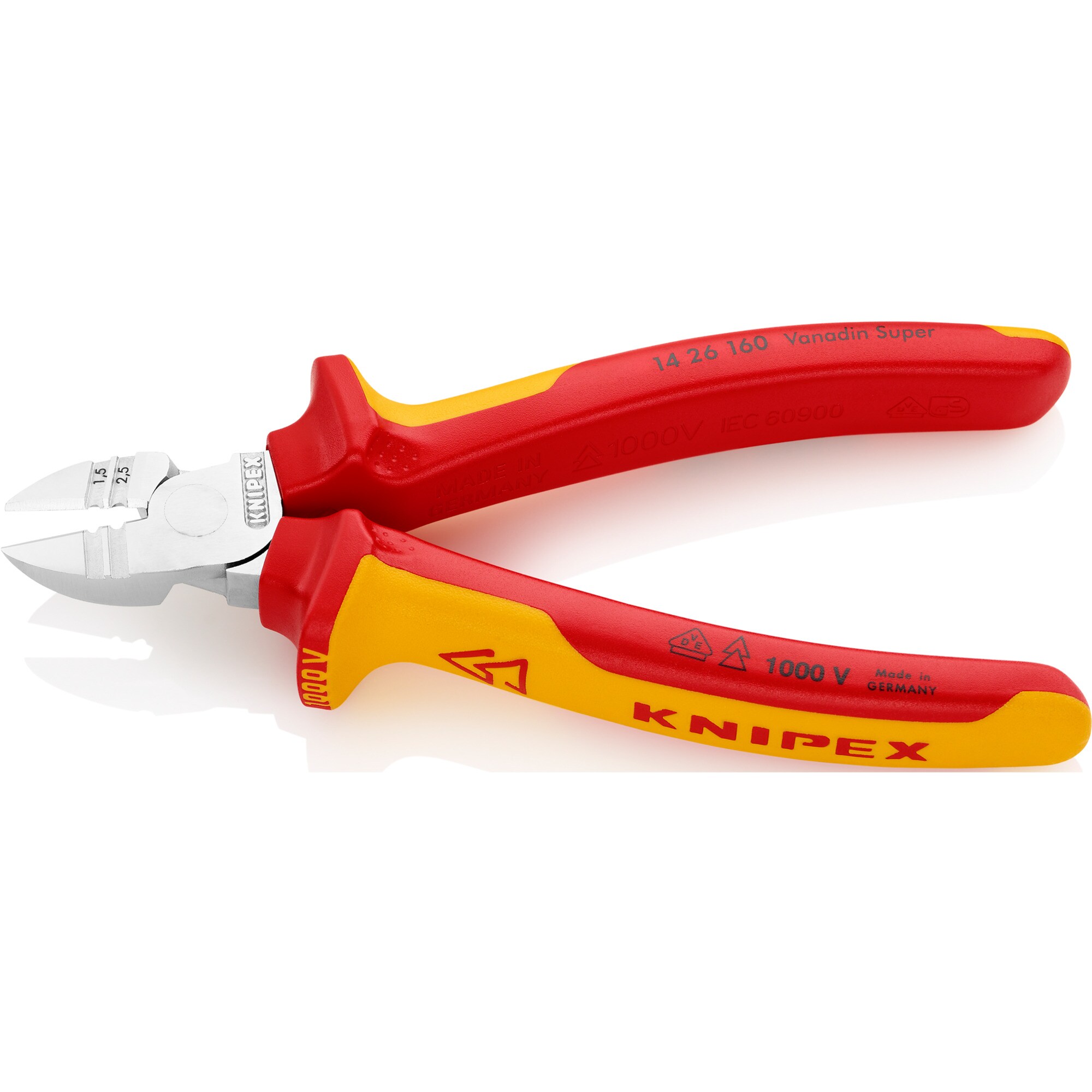 Knipex Schneid-Zange Abisolier-Seitenschneider 14 26 160