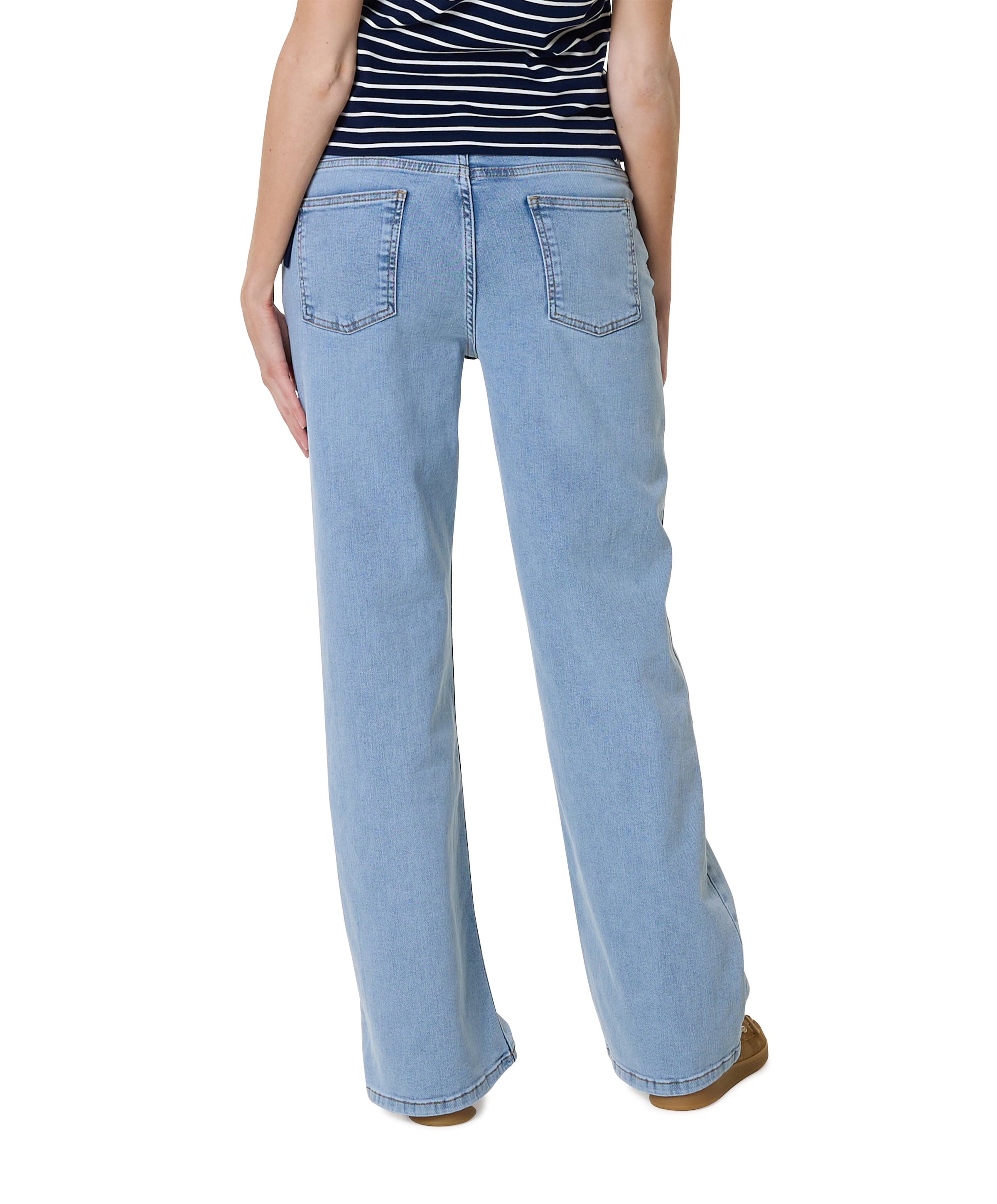 Enjoy Wide leg dames jeans blauw