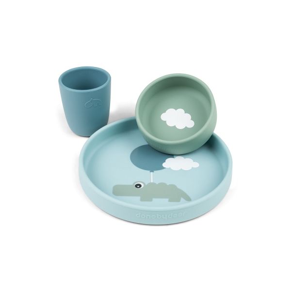 Done by Deer Happy Clouds Dinnerset - Blue