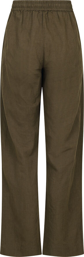 Neo Noir Sonar Linen Pants Army