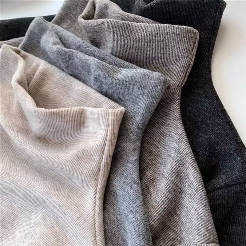 Dreamkura - Geribbeld T-shirt met lange mouwen en mockneck