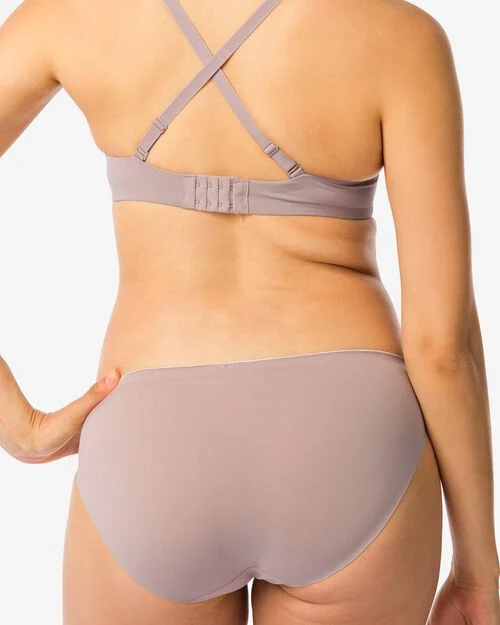 slip femme micro beige