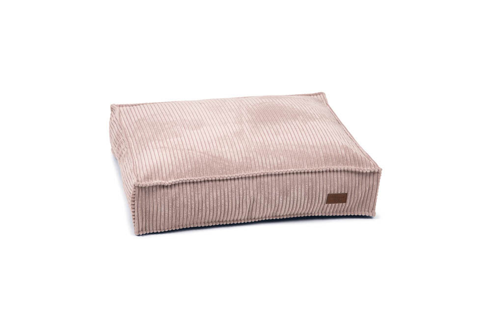 Designed by Lotte Ribbed - Hondenkussen - roze - 15x55x70 cm - S