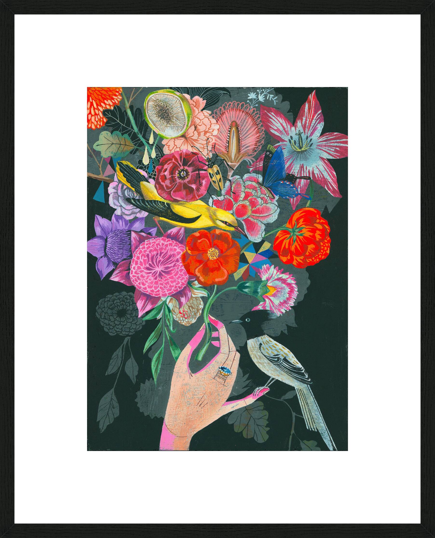 Flowers by Olaf Hajek - Limited Edition. Edition of: 100. Signed.