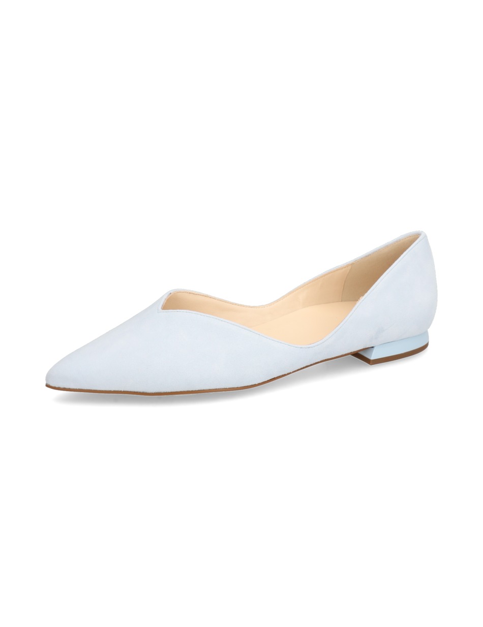 Veloursleder Ballerina