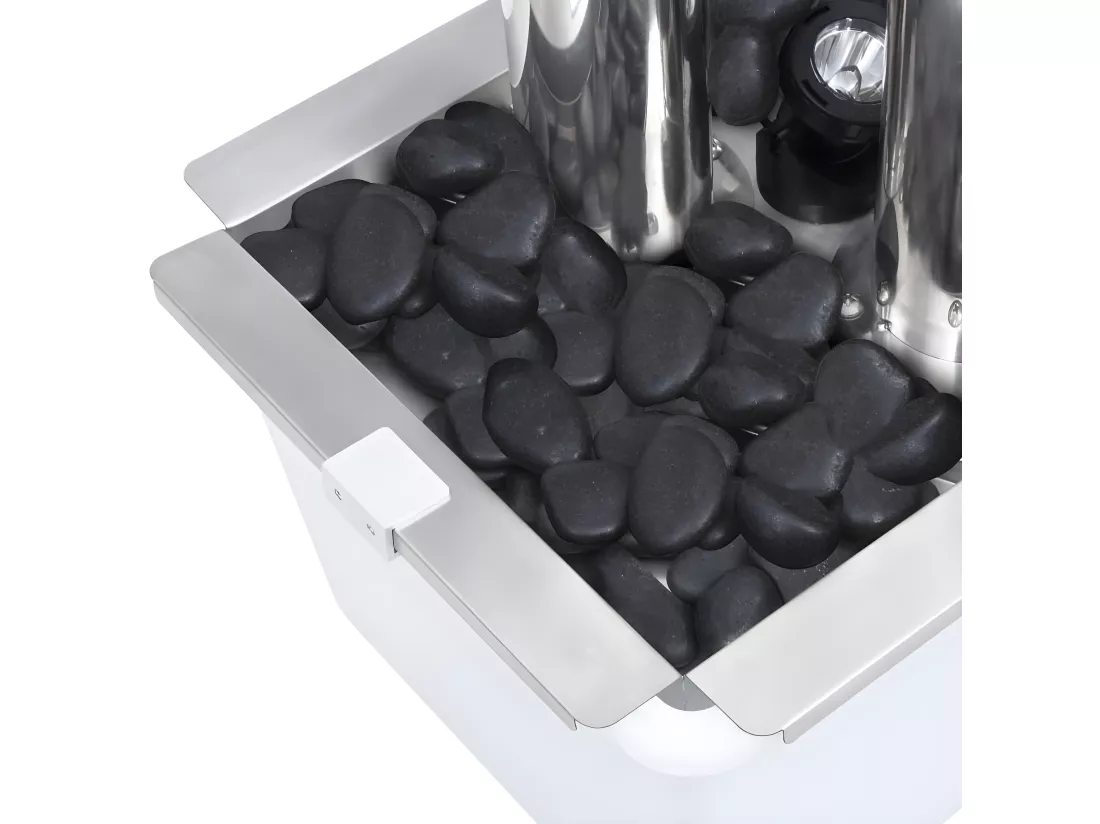 Fontaine de jardin Argenté 48x34x153 Acier inoxydable