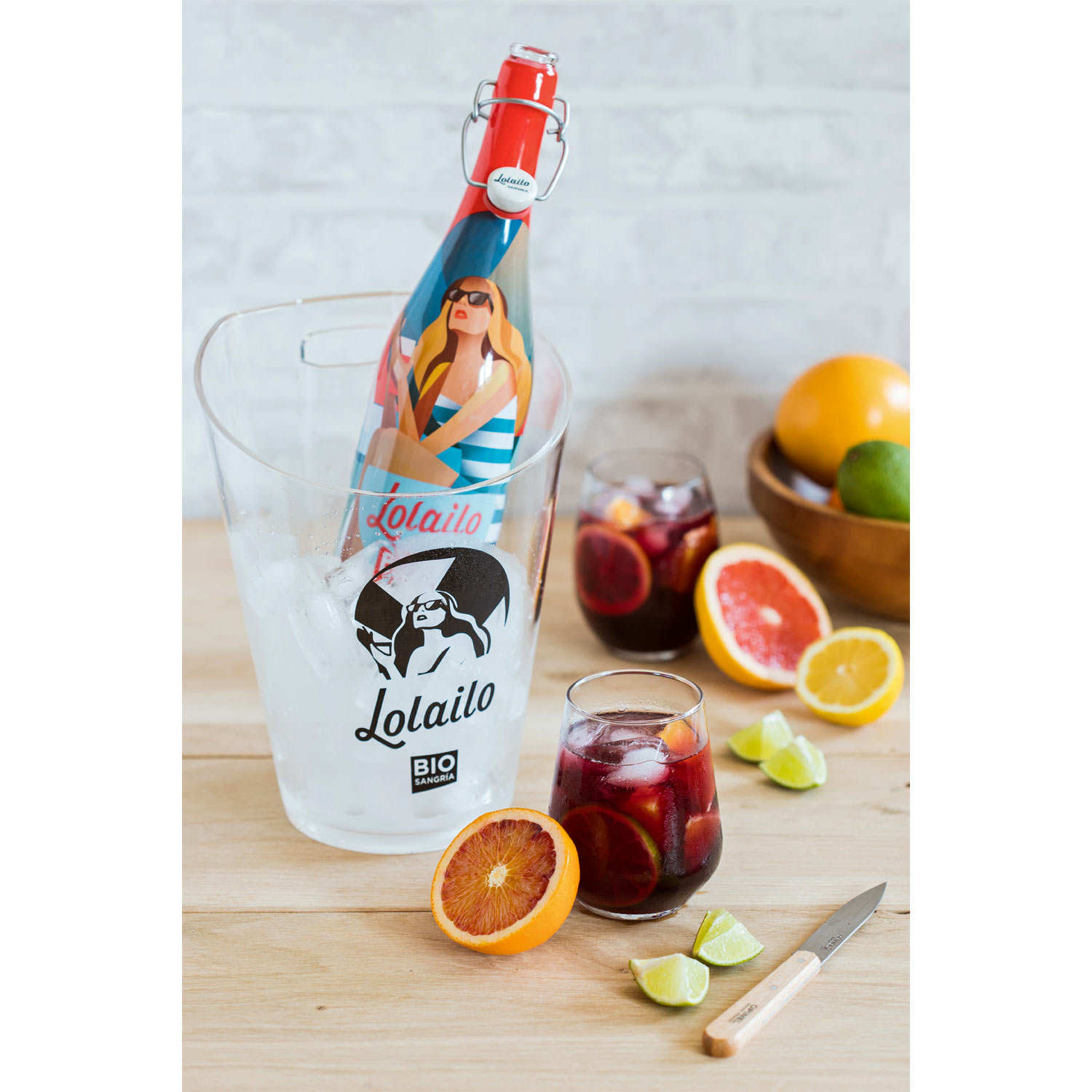 Sangria bio artisanale espagnole Lolailo - Sangria Lolailo