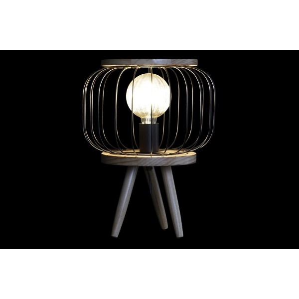 Lampe de bureau noir marron 220 v 50 w (29 x 29 x 38 cm)