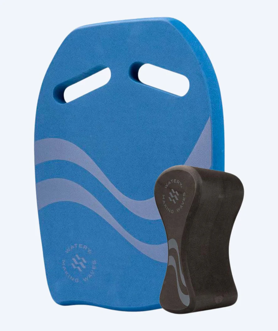 Watery bundle med pullbuoy og svømmeplade - Heat