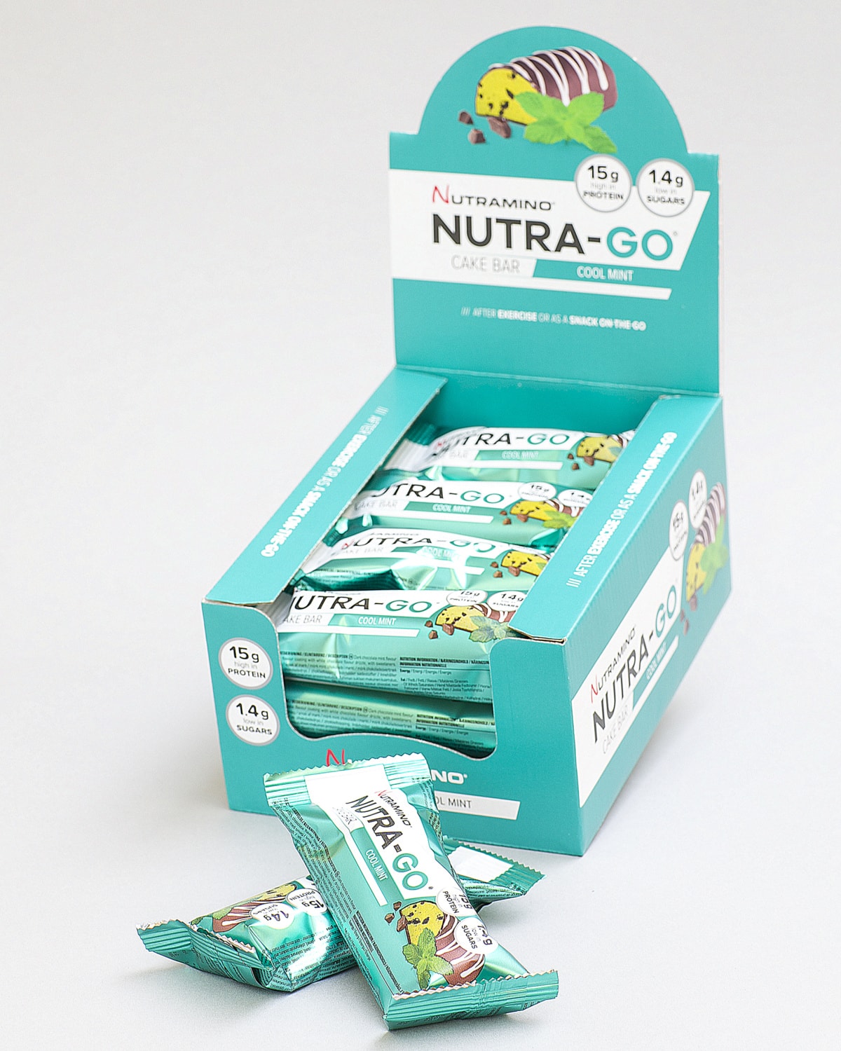 Nutramino Go Cake Bar Cool Mint 12x57g