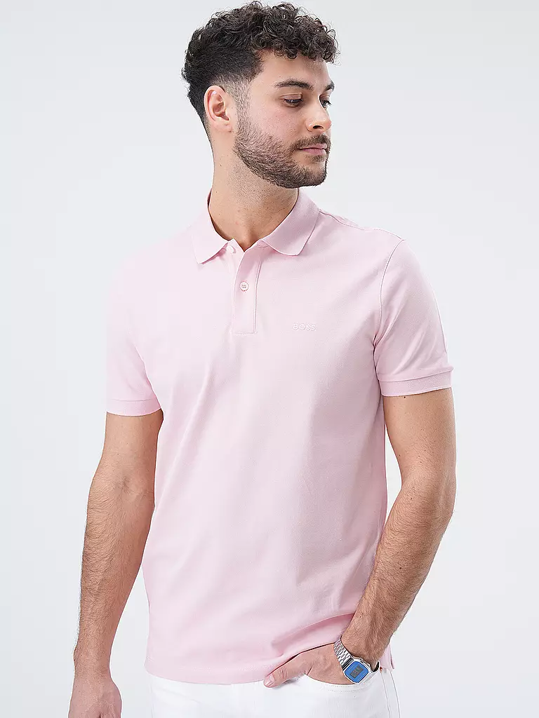 BOSS Poloshirt Regular Fit PALLAS rosa