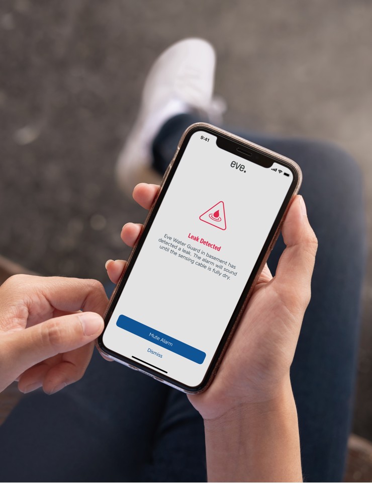 Eve Water Guard - Connected vandlækagedetektor med Apple HomeKit-teknologi