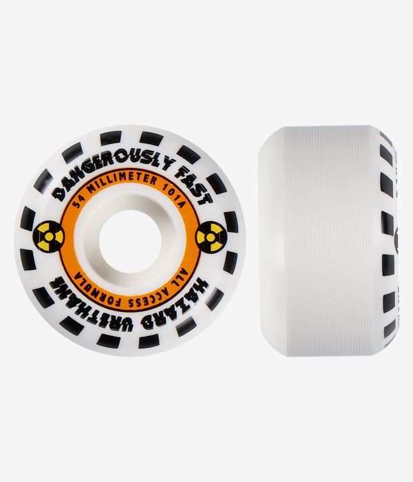 Madness Hazard Emergency Conical Rollen (white orange) 54mm 101A 4er Pack