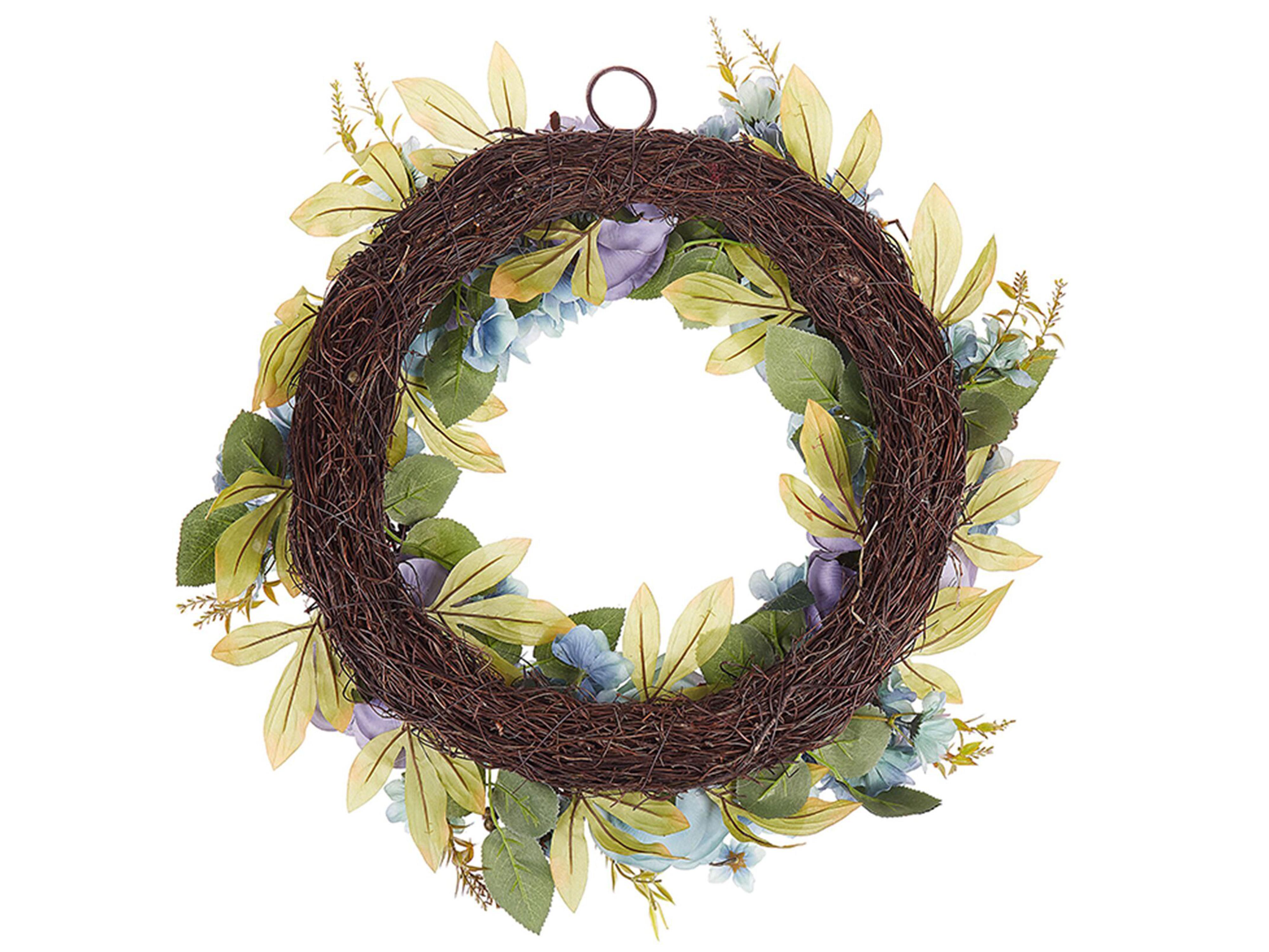 Decoratieve krans GALDAR 50 cm Blauw