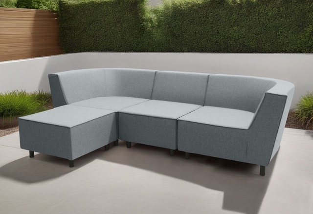 DOMO collection Sofaelement »Sonna, individuell zusammenstellbar« Einzelelemente für Terrasse, Garten und Balkon, speziell für Outdoor