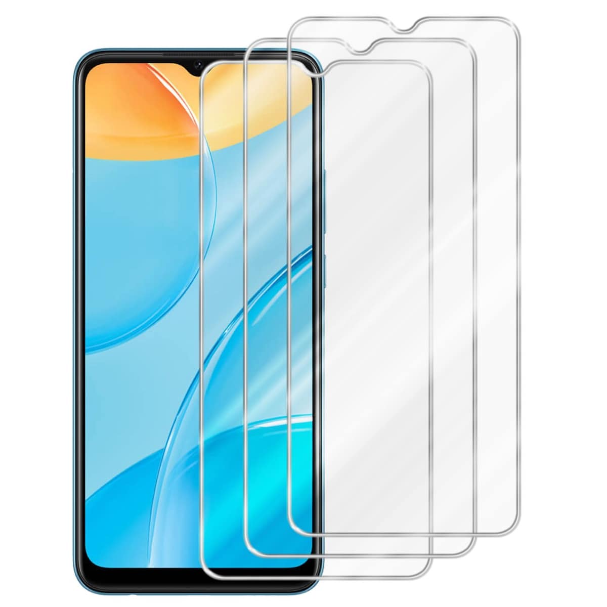 OPPO A15 / A15s 3x Skjermbeskytter Skärmskydd