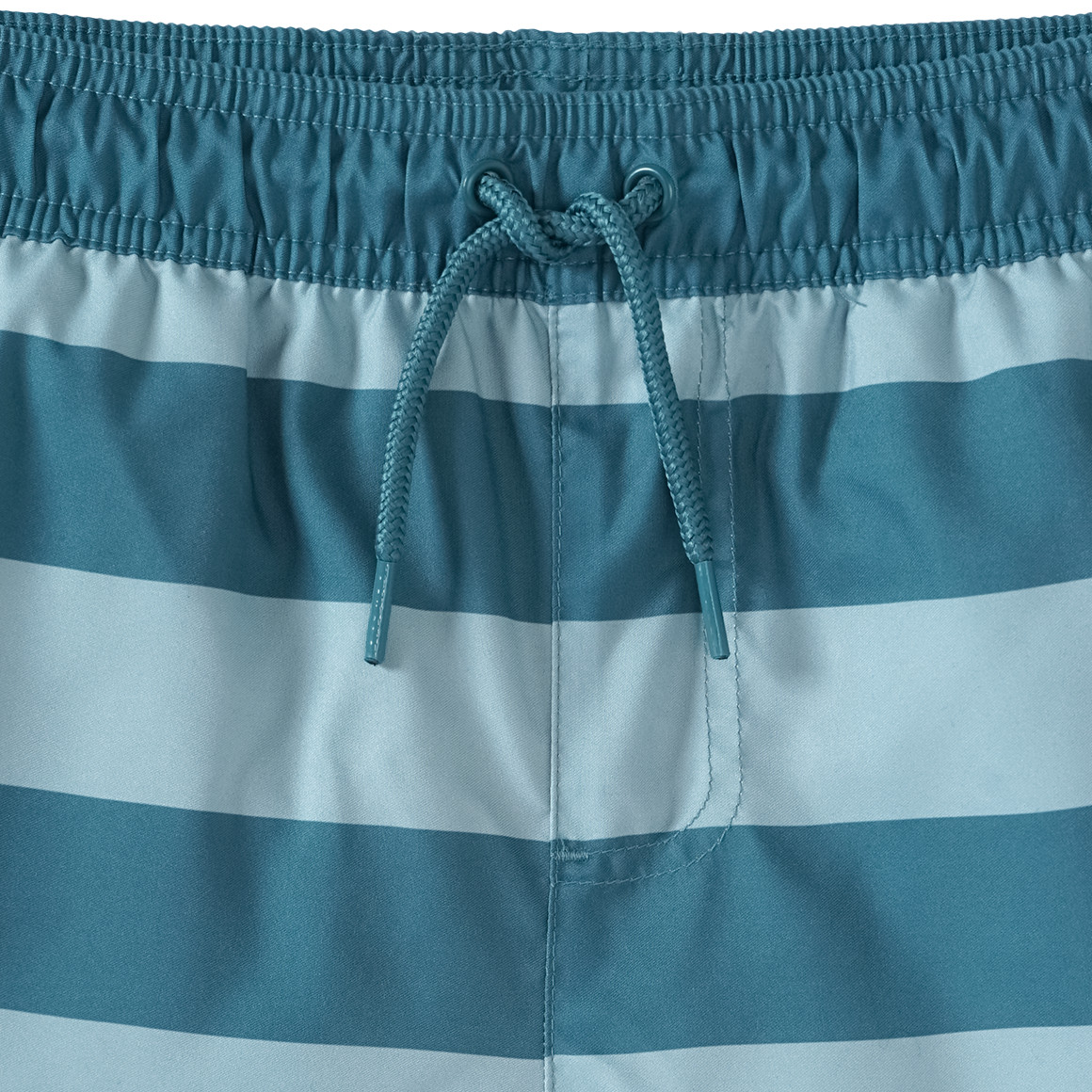 Famy Jungen Badeshorts mit Streifen dunkeltürkis / helltürkis