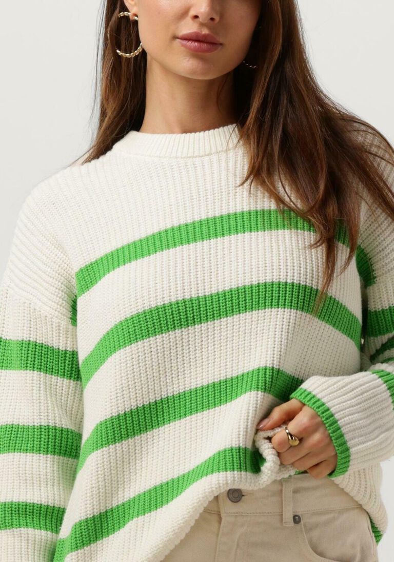 SELECTED FEMME witte selected femme trui slfbloomie ls knit o-neck b