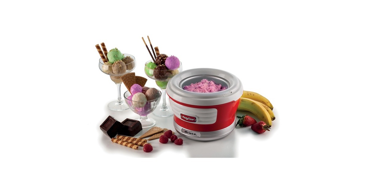 ArieteParty Time IJsmachine 0643/00  (Rood/wit)