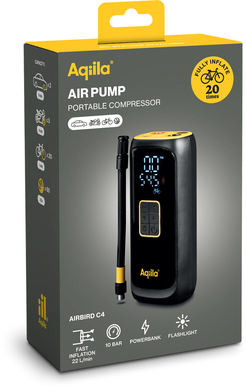 Aqiila Airbird C4 Compressor + Powerbank