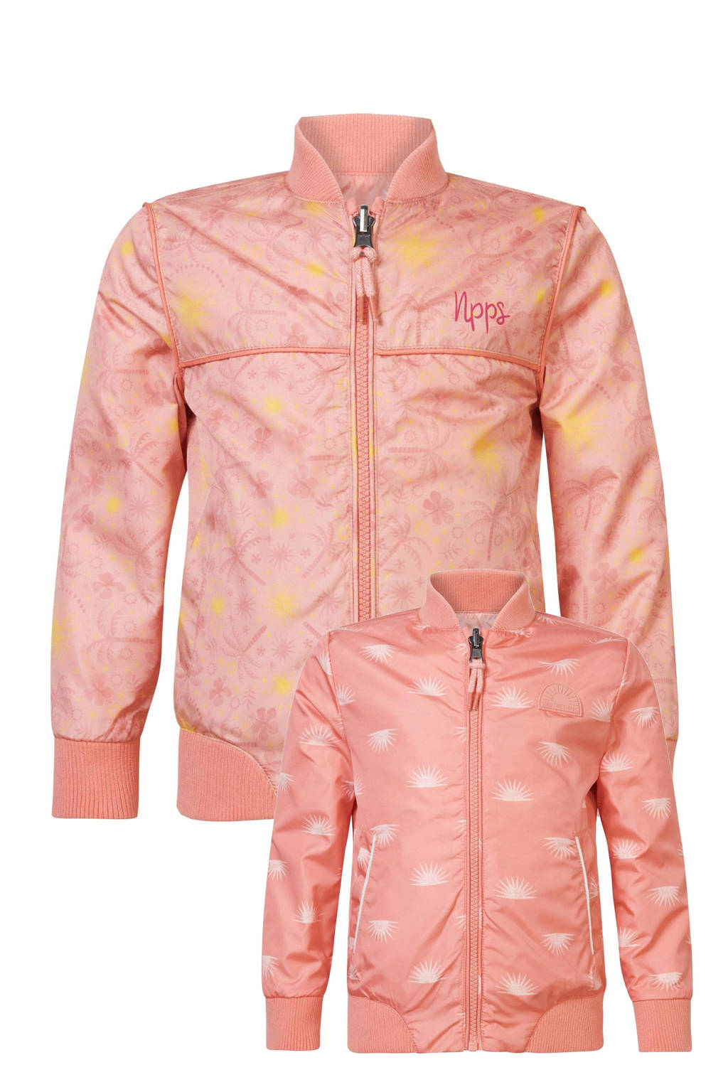 Noppies reversible zomerjas zalm