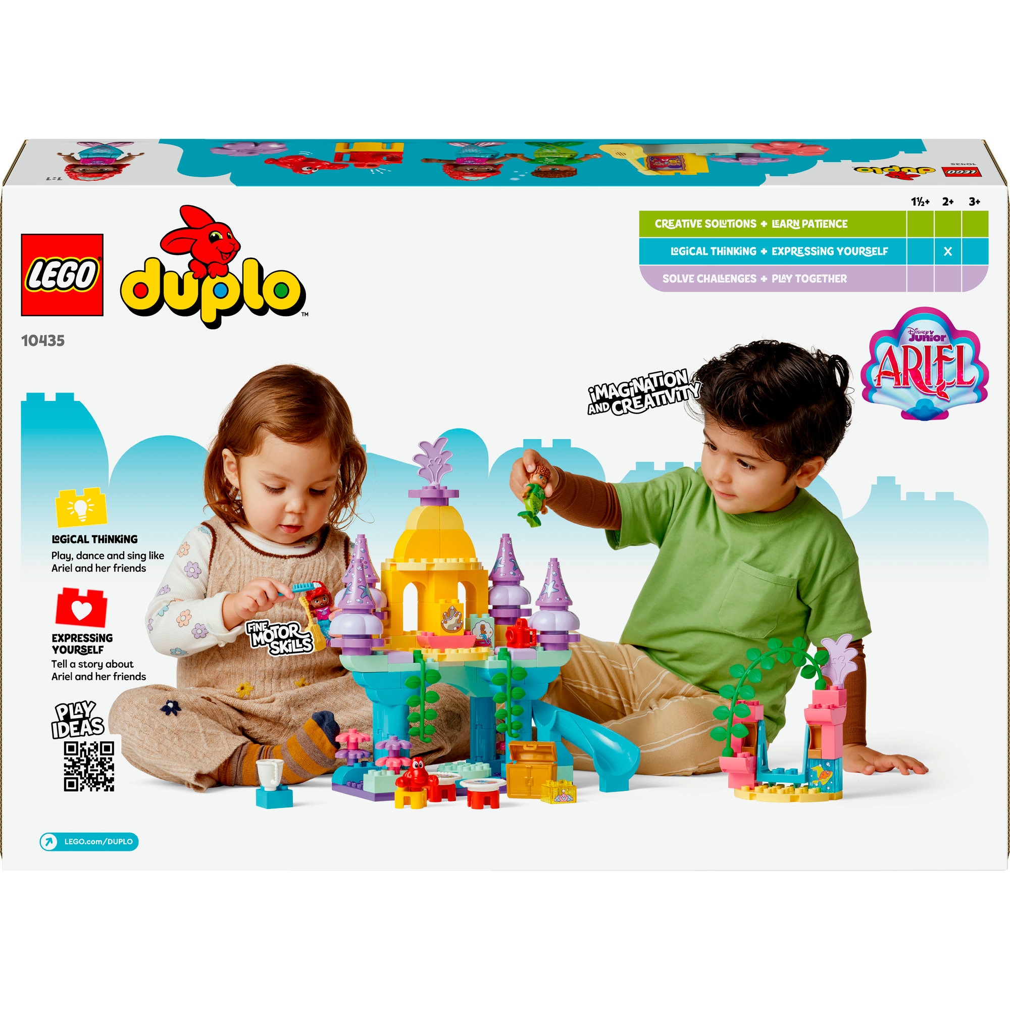 LEGO Konstruktionsspielzeug DUPLO Disney Arielles magischer Unterwasserpalast