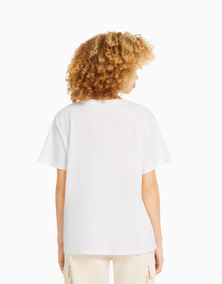 Camiseta de manga curta com estampa do Dumbo