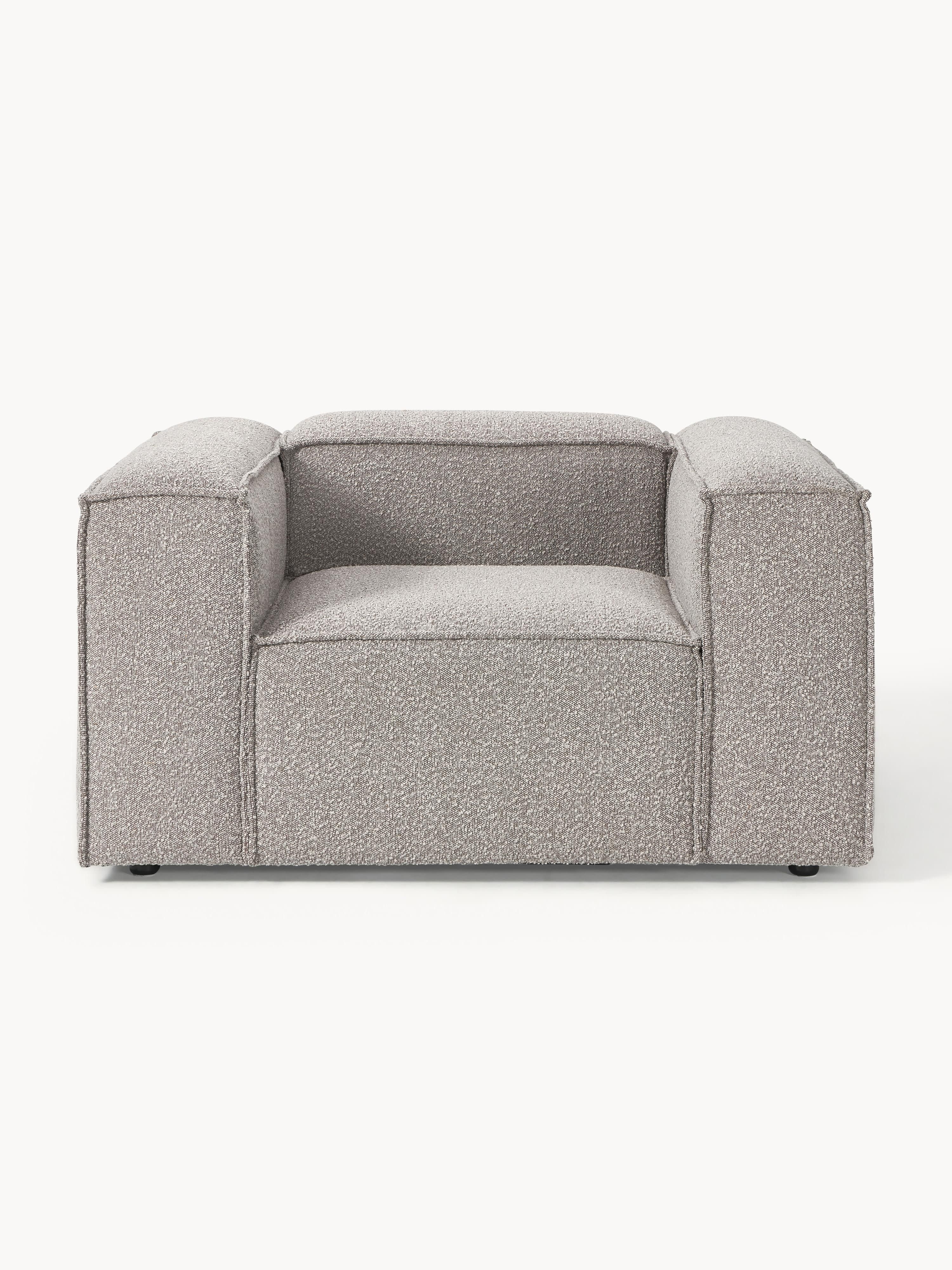 Fauteuil Lennon uit bouclé