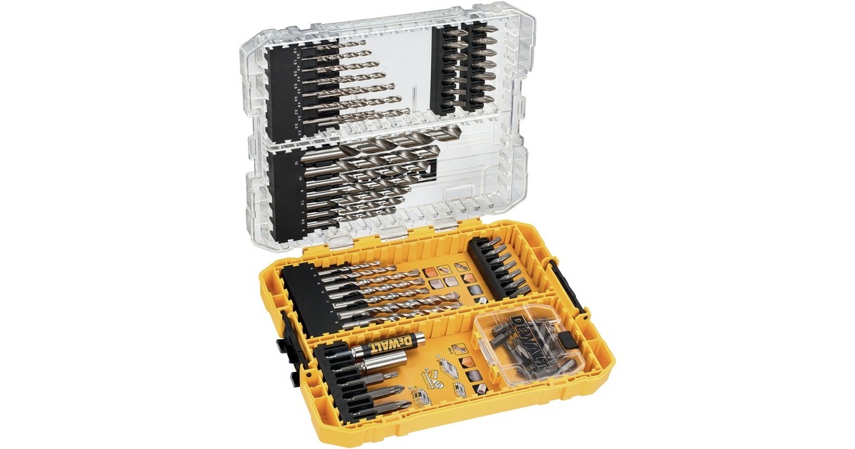 DEWALTBit en boor-set DT70761, EXTREME + High Performance HSS-G boor- en bitset  (72-delig, in Toughcase)