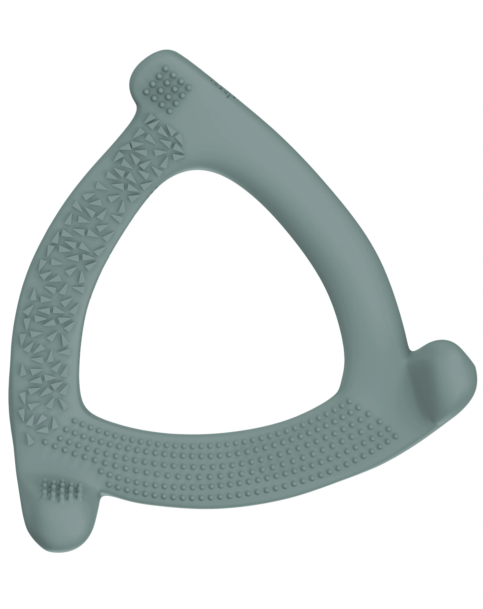 Silikon Beißring EVERYDAY BABY - TRIANGEL (10cm) in grün