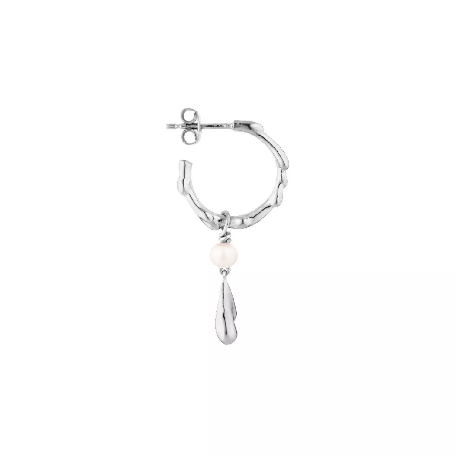 Jane Kønig Drippy Ørering Single Sølv DHPD-AW22-S