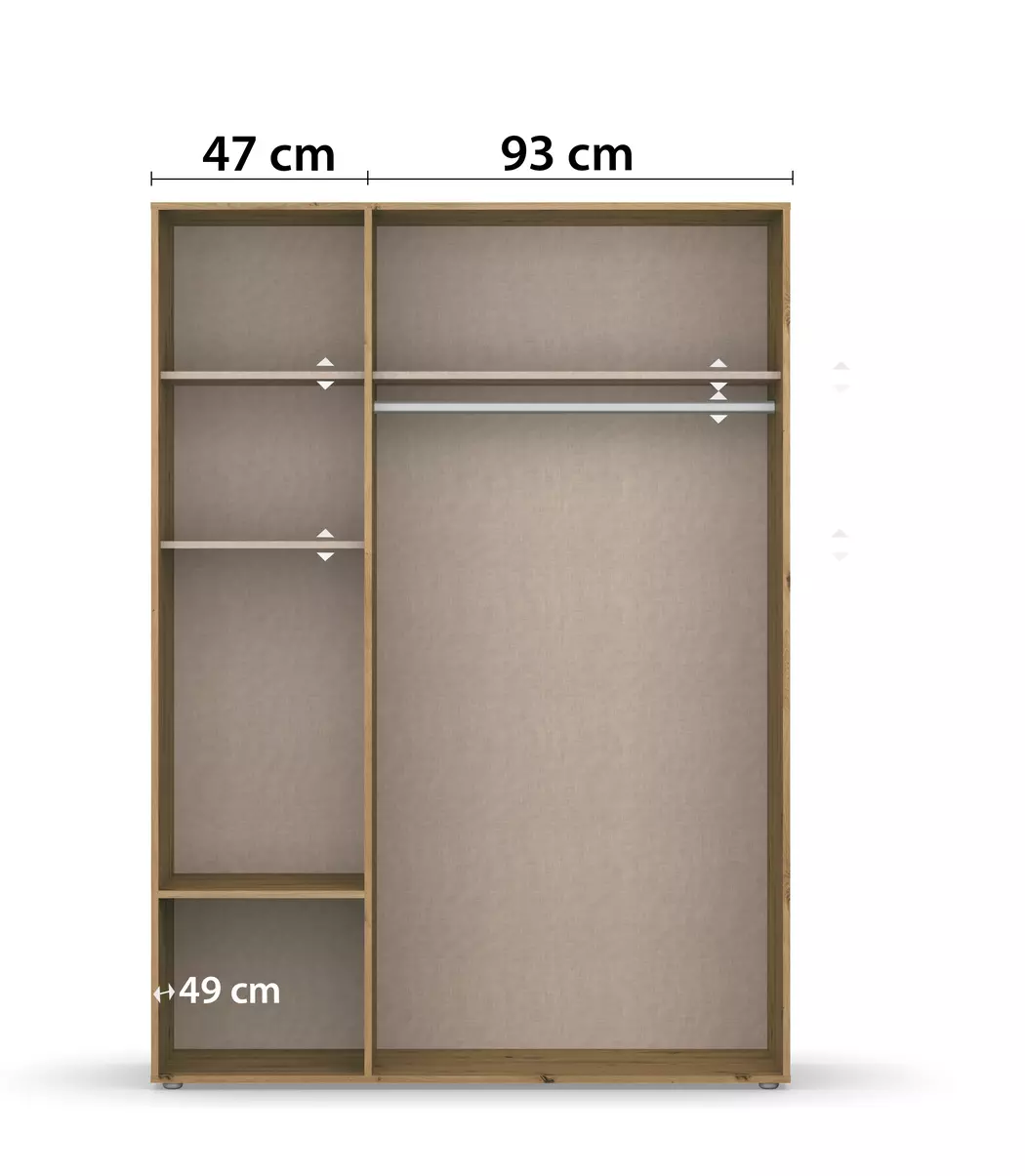 Kleiderschrank Voyager 140 x 194 cm