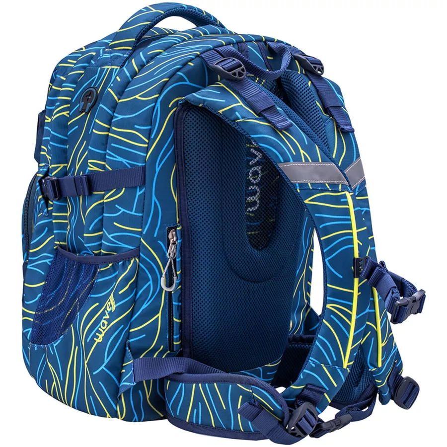 WAVE Rucksack Infinity Set 3-teilig Yellow Lines