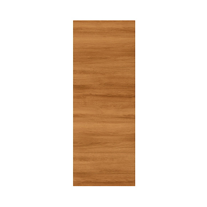 Joue de finition caisson haut Goodhome Chia chêne fumé H. 96 cm x l. 36 cm x Ep. 18 mm