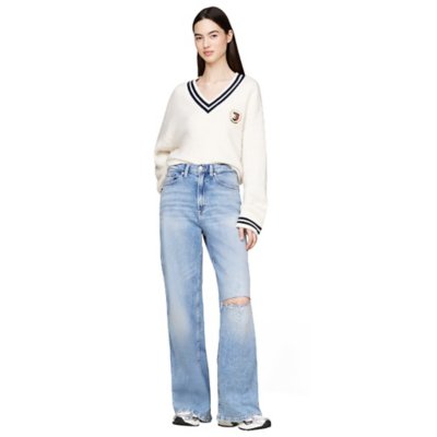 Pull femme Vnck Crest Cable TOMMY HILFIGER