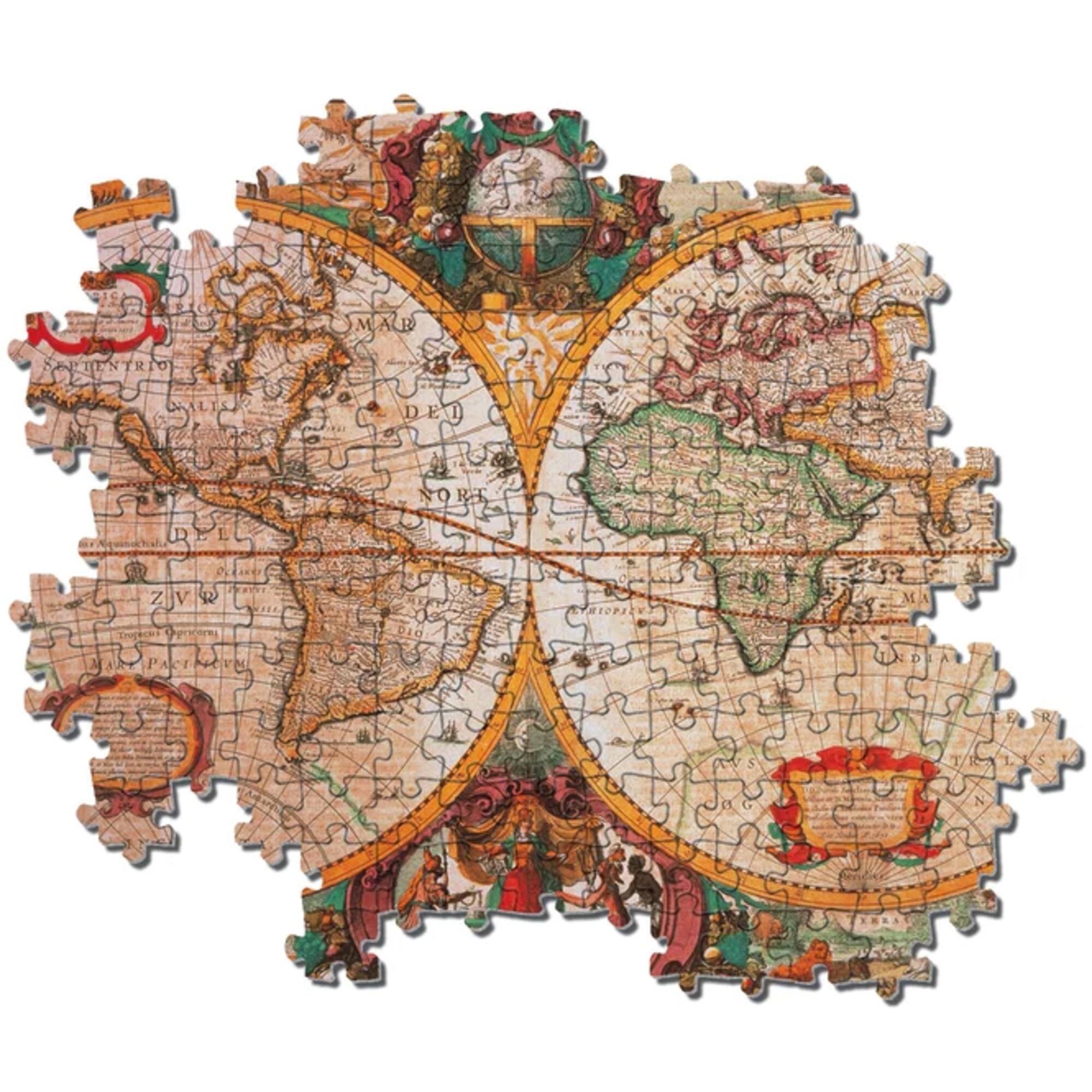 Clementoni Puzzle High Quality Collection - Antike Karte