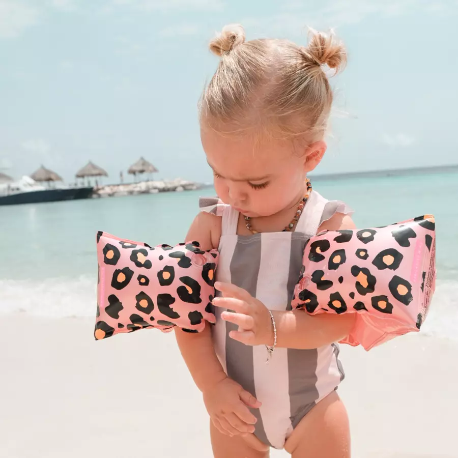Swim Essentials Schwimmflügel Panther Rose Gold (0-2 Jahre)