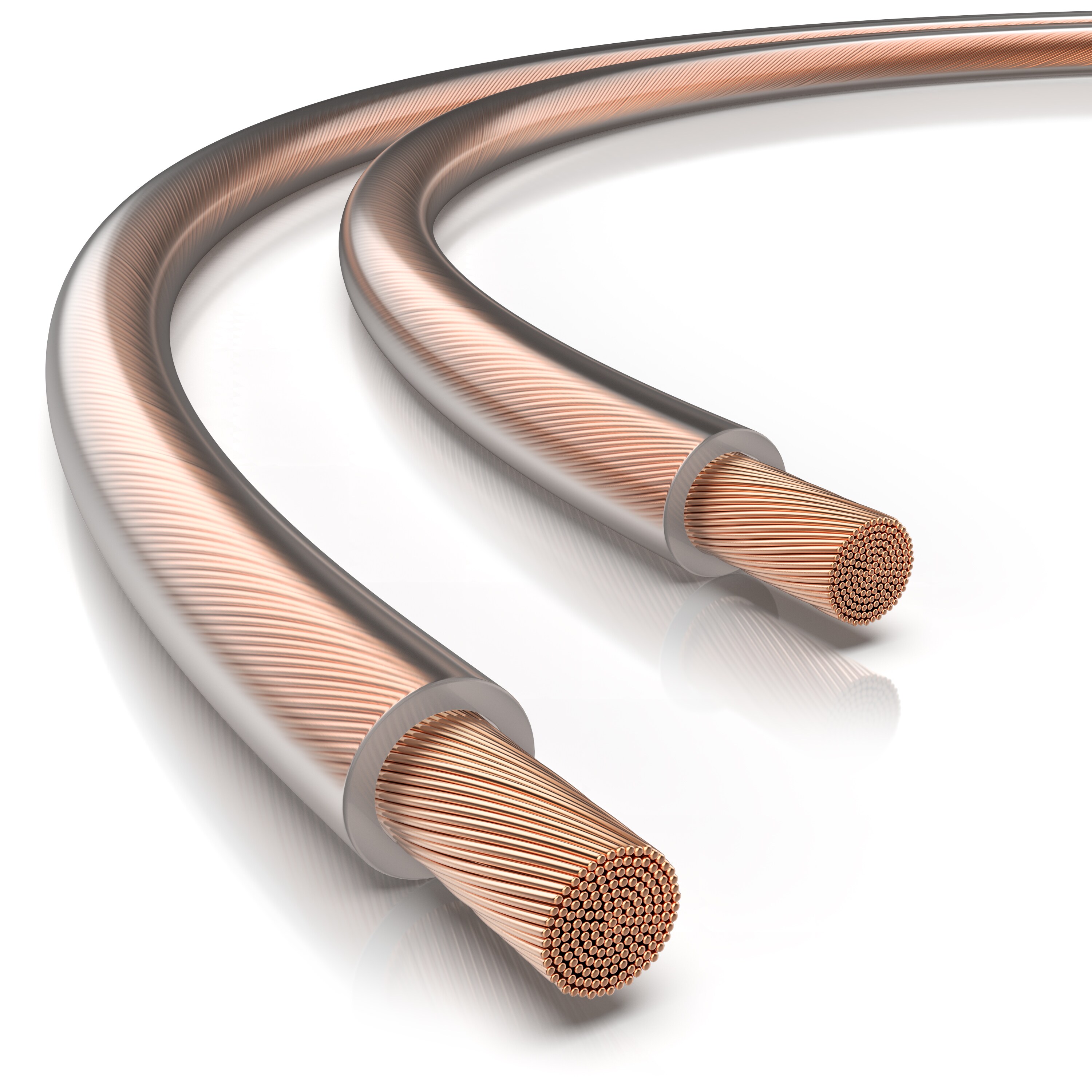 Primewire Lautsprecherkabel - OFC -2 x 2,5 mm² Boxenkabel - Polaritätskennzeichnung - 15m